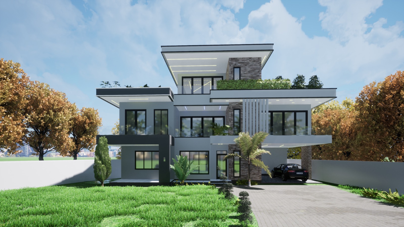 Projet résidentiel moderne